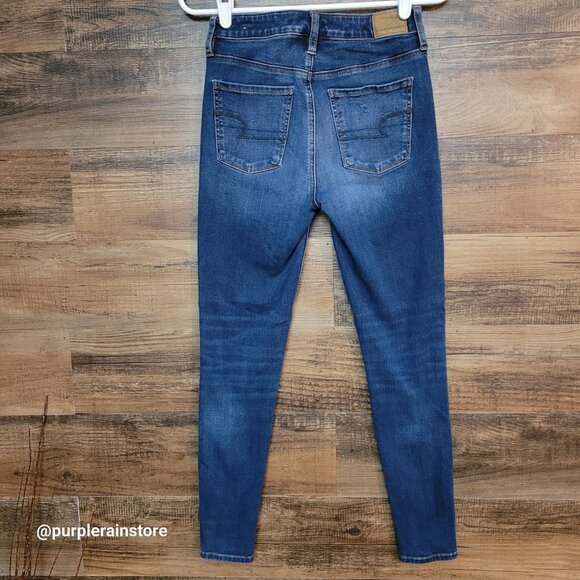American Eagle Jeans 2 S Jegging 360 Next Level Stretch Super Hi Rise - Picture 2 of 11
